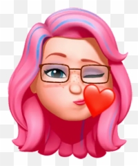Emoji U0026 Memojis Girly Stickers 3d - Wastickerapps Apps On Sophie Elizabeth Foster Keeper Of The Lost Cities Sophie Foster,Girl With Glasses Emoji