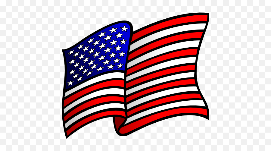 Waving American Flag Clip Art - Patriotic Symbols Clip Art Us Flag Clip Art Emoji,Us Flag Emoticons For Fb