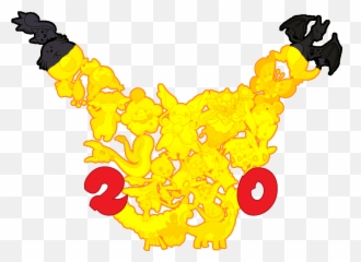Happy 20th Anniversary Pokemon - Pokemon 20th Anniversary Emoji,Pokemon Generation 6 Pokemon Super Mystery Dungeon Emotions
