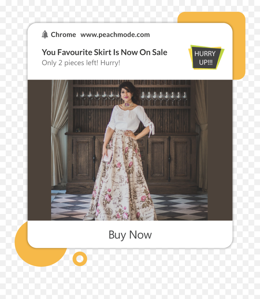 Push Notification Examples To - Floral Skirts In Pakistan Emoji,Brand New Emotions Dress