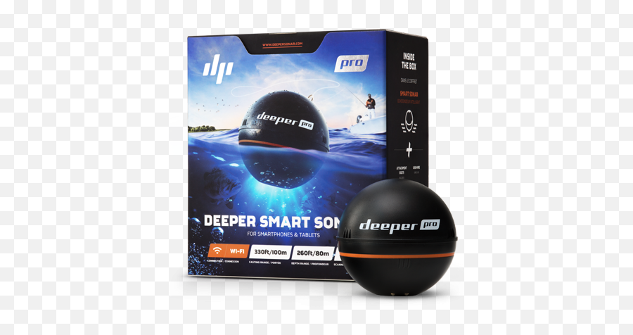 Deeper Pro The Echolot That Is Designed For Professional - Smart Sonar Deeper Fishfinder Emoji,Fishing Emotion Charger