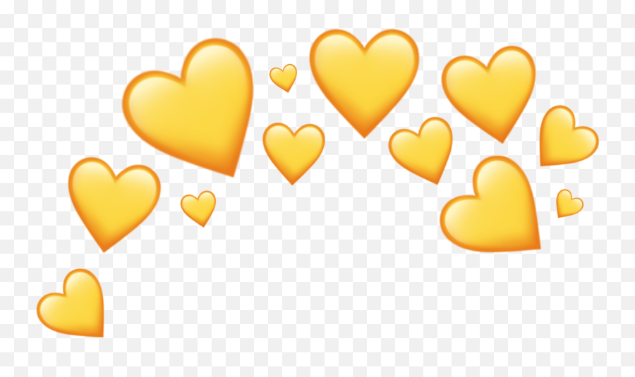 Yellow Heart Headband Yellowheart Sticker By Phebs - Girly Emoji,Yellow Heart Emoji