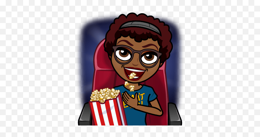 Tammy Eddie The Popcorn Wine Down - Film Bitmoji Emoji,Serious Popcorn Emojis