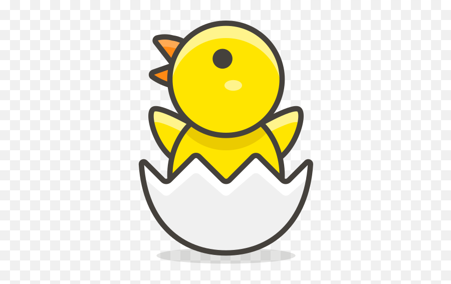 483hatching Chick Free Icon Of 780 - Chick In Egg Emoji,Chick Emoji