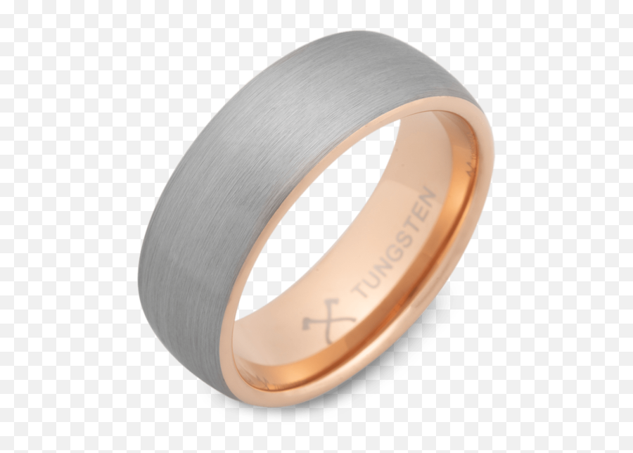 Brushed Titanium Wedding Ring Band - Wedding Ring Emoji,Mens Wedding Ring Emoji