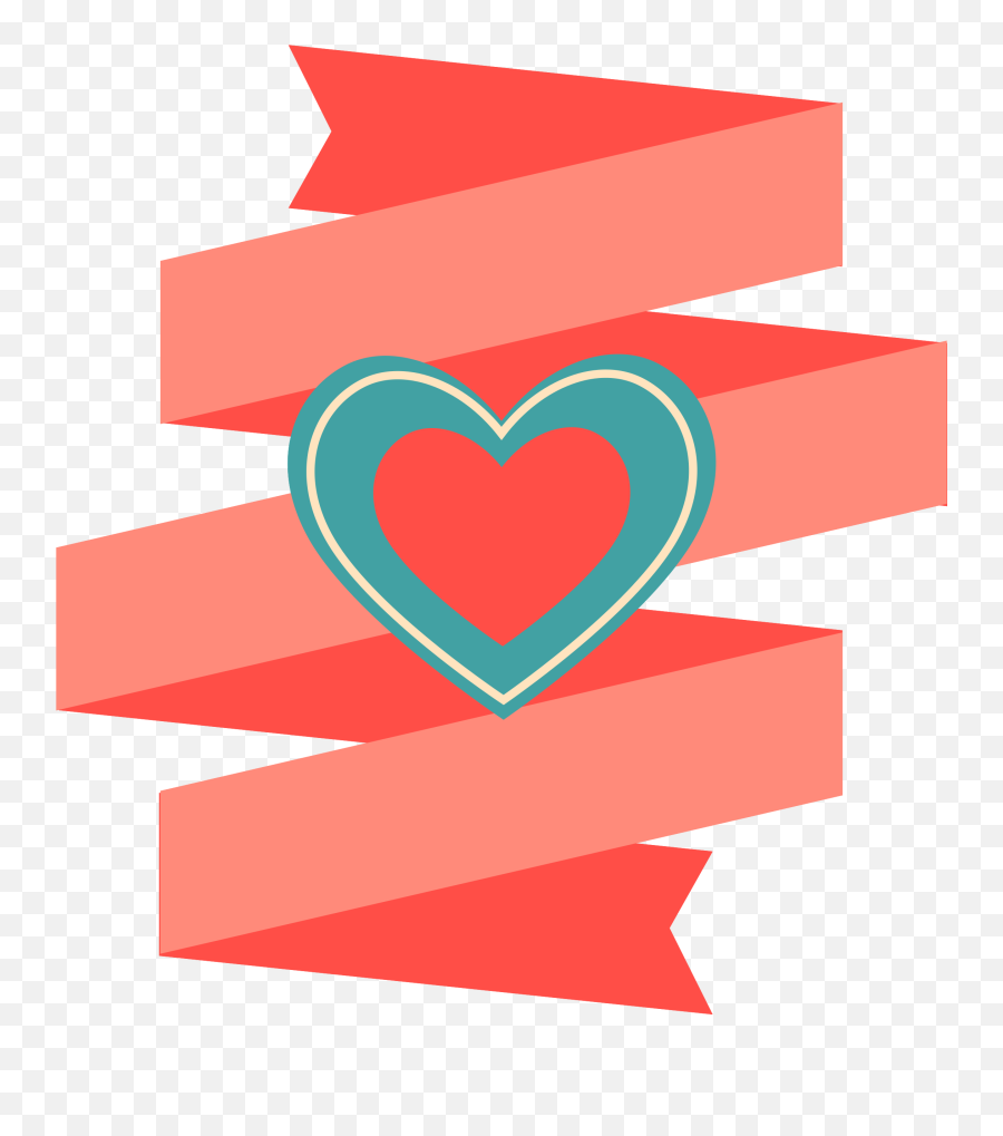 Free Heart Banner 1187977 Png With Transparent Background Emoji,Animated Arrow Through Heart Emoticon