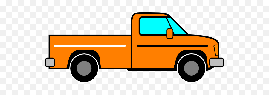 Orange Truck Clip Art At Clkercom - Vector Clip Art Online Emoji,Towtruck Emoji Copy Paste