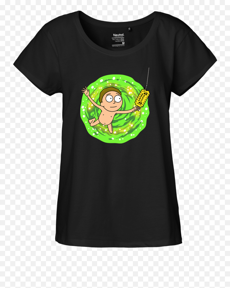 Buy Nevermind Morty Fairtrade Loose Fit Girlie Supergeekde Emoji,Facehugger Emoticon