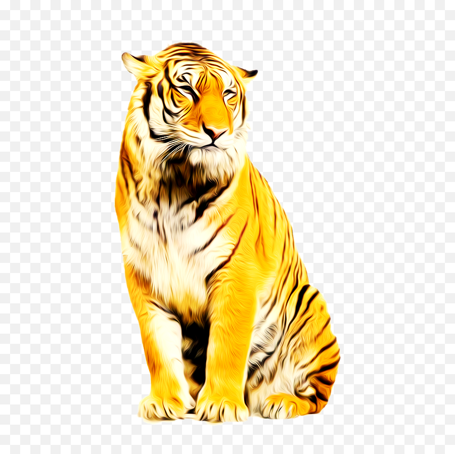 Tiger Animation Photoscape - Tiger Png Download 539860 Emoji,Bengal Tiger Emoji