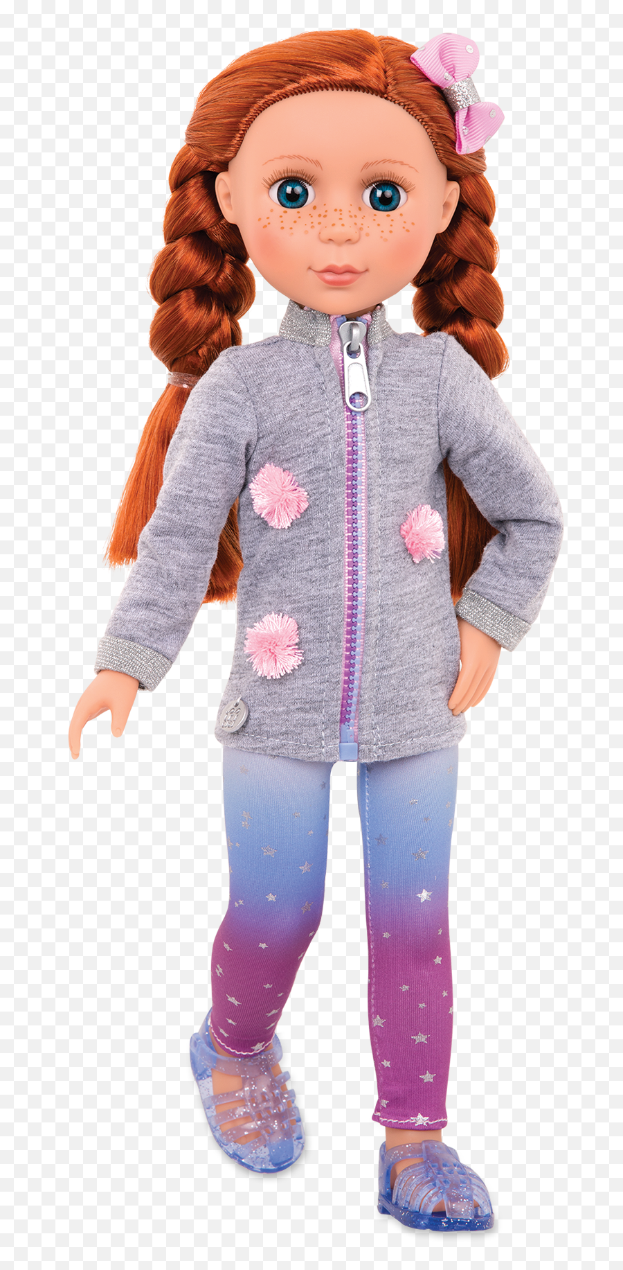 Eline14 - Inch Posable Doll Red Hair Blue Eyesglitter Girls Emoji,Blonde Curly Hair Girl Emoji