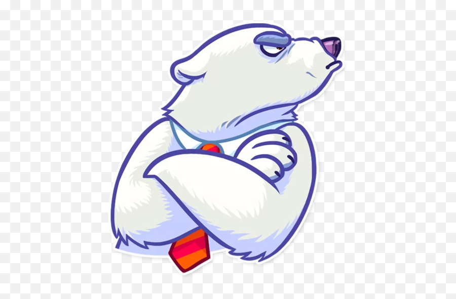 Telegram Sticker From Polar Bear Pack Emoji,Pola Bear Emoji