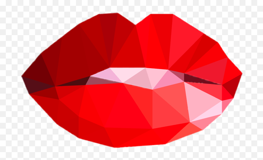 Polysphere Lips Lipstick Redlips - Vertical Emoji,Triangle Mouth Emoji