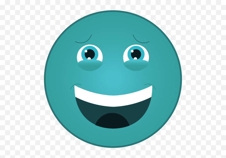 Laughing Emoticon Laughing Emoticon - Canva Happy Emoji,Emoticon For Laughing