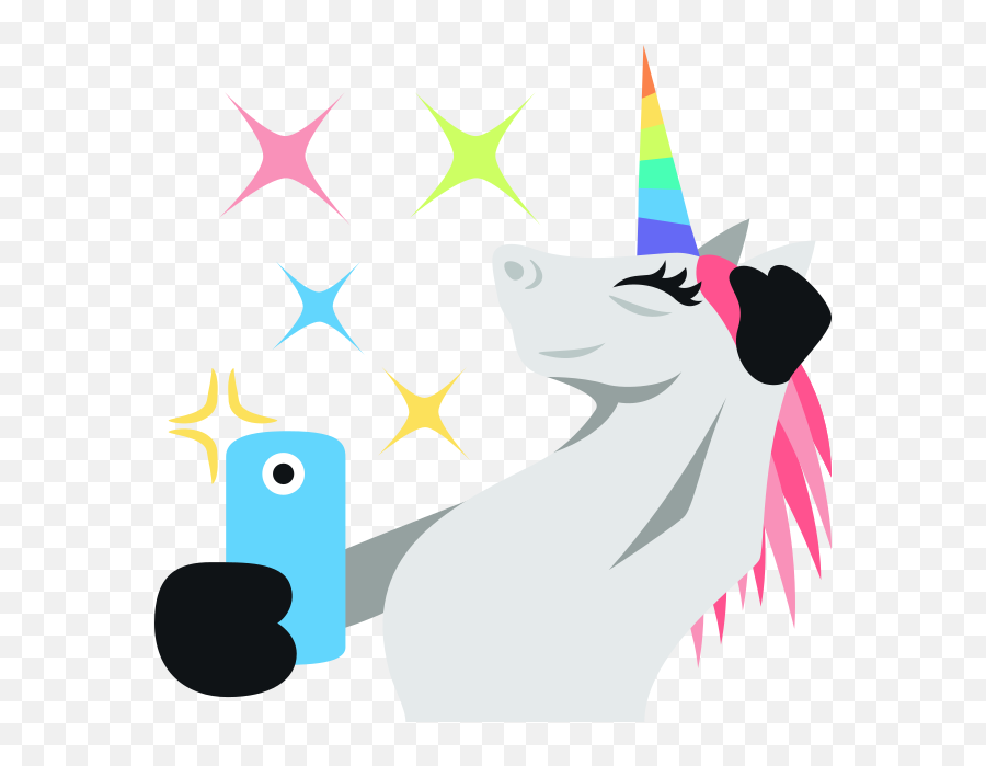 Unicorn Life Emoji Transparent - Sticker,Emoji Messages
