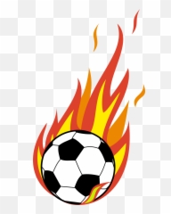Flame Clipart Soccer Ball Flame Soccer - Flaming Soccer Ball Clip Art Emoji,Soccer Ball Girl Emoji