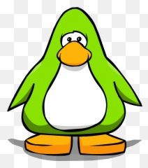 Lime Green - Transparent Club Penguin Png White Emoji,Penguin Emoji Discord