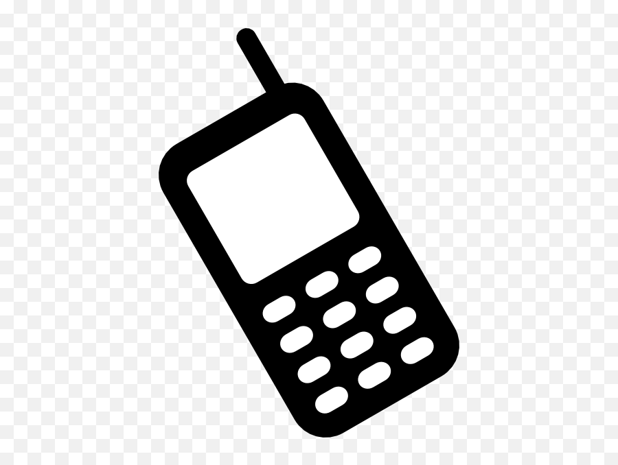 Mobile Phones Online - Mobile Clipart Black And White Emoji,Emoticons On Blackberry Messenger