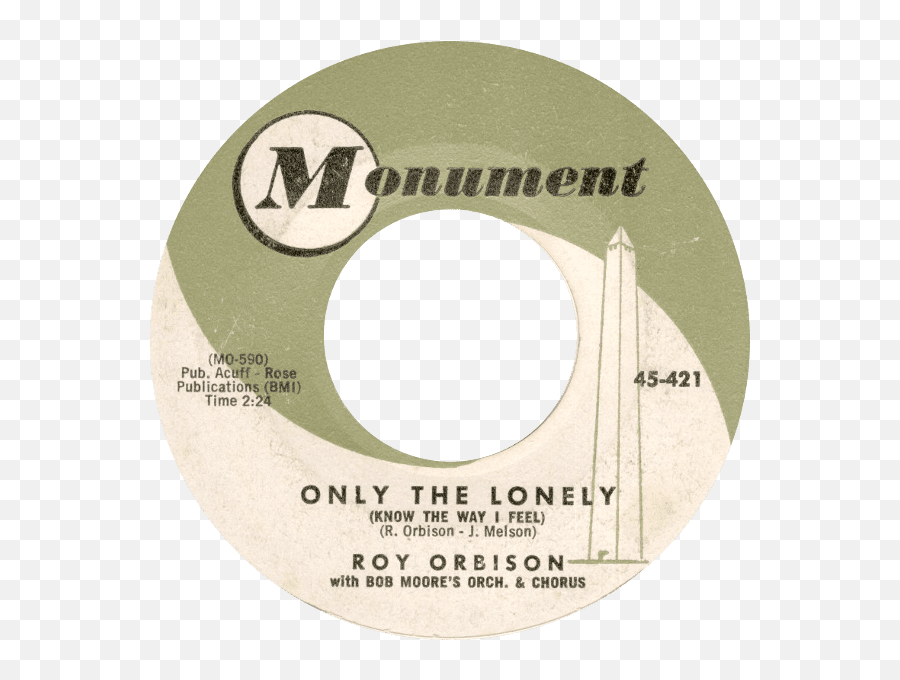 The 1 Hit Records On The Pop Charts 1960 - Rather Rare Records Only The Lonely Roy Orbison Single Emoji,Emotions By Brenda Lee