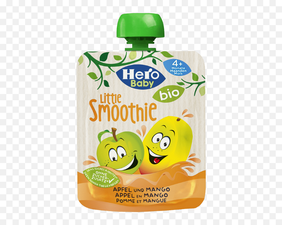 Hero Baby Little Smoothie Appel En Mango - Monsterbox Hero Baby Emoji,Mango Emoticon