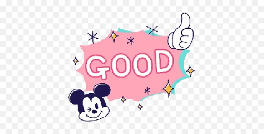 Mickeymouse Whatsapp Stickers - Stickers Cloud Dot Emoji,Mickey Mouse Emoticon Text