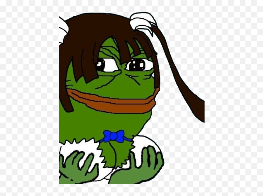 Animegirlpepe - Discord Emoji Pepe Nutella,Girl No Emoji