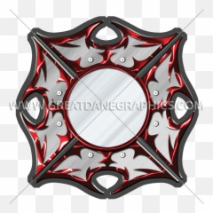 Clipart Flames Motorcycle Clipart - Maltese Cross Flames Emoji,Maltese Cross Emoji