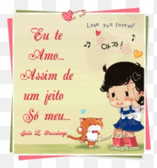 Amor E Paixão - Imagens Recados Gifs E Mensagens Para Amo Vc Do Meu Jeito Emoji,Emoticons Facebook Notas Musicais