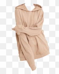 Cute Beige Oversized Hoodie - Oversized Taupe Hoodie Emoji,Emotion Outfit