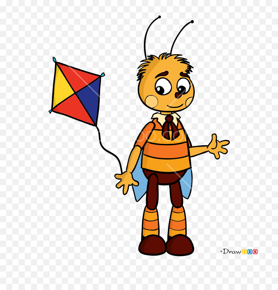 How To Draw Little Bee Luntik - Happy Emoji,Kite Emoji