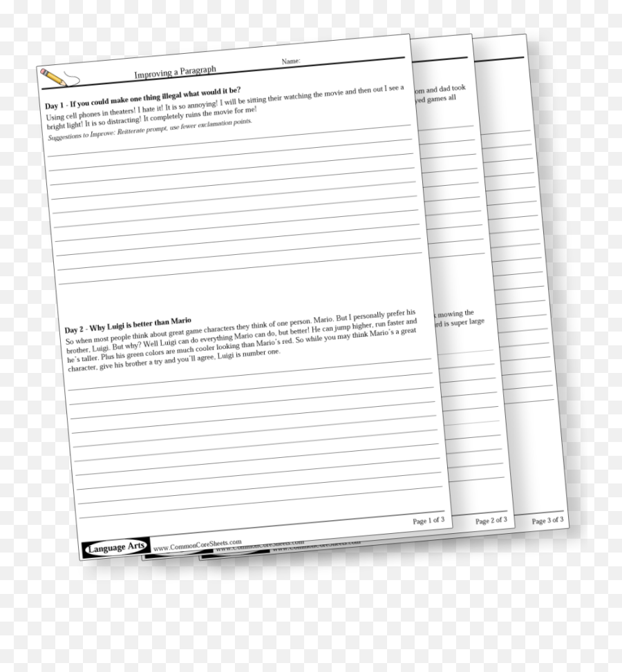 Common Core Sheets - Document Emoji,Exclamation Point Emotion Worksheet