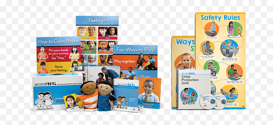 Early Learning Second Step Program Child Protection Unit Bundle - Second Step Curriculum Emoji,Spanish Emotions Postser