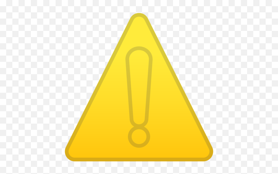Warning Emoji - Vertical,Caution Emoji