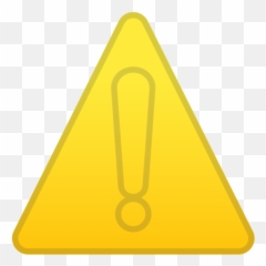 Warning Emoji - Vertical,Caution Emoji