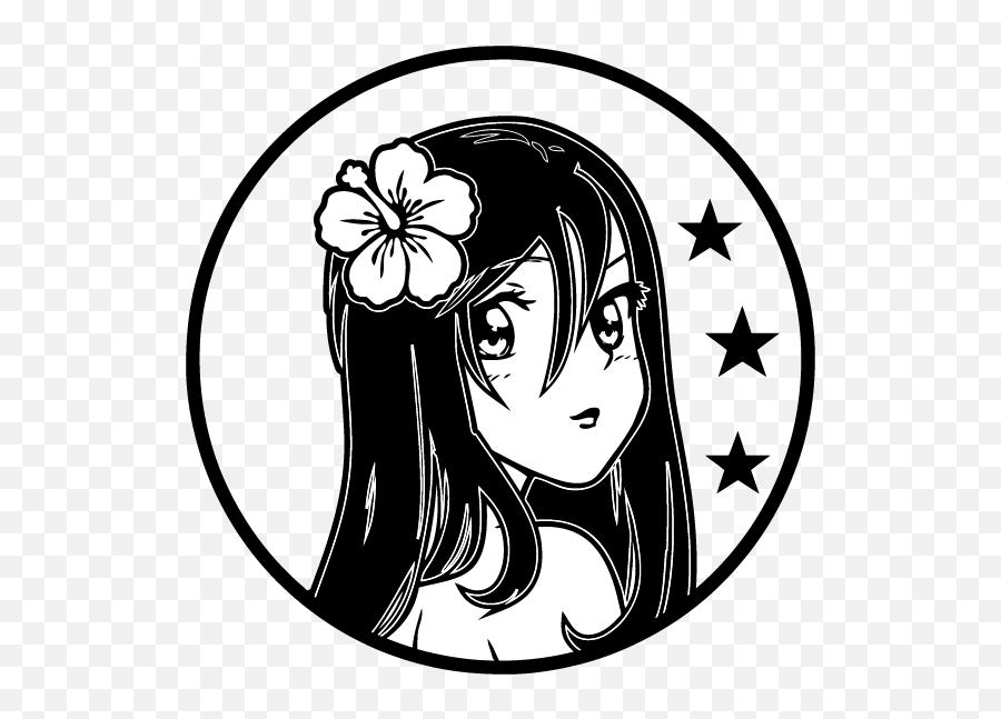 Original Anime Streetwear - Anime Girl Logo Emoji,Dark Emotions Anime