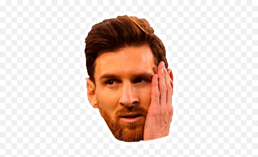 Messi Emoji - The 1 Stickers Maker App For Iphone Messi Embarrassed,Eyebrow Emoji Code