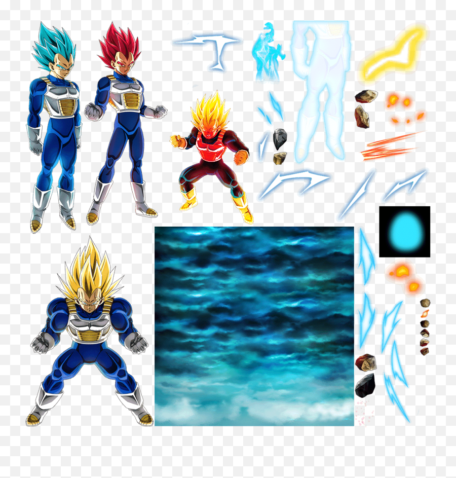 Dokkan Assets Wavesquad On Twitter Limitless Combat Power - Dokkan Battle Vegeta Assets Emoji,Super Saiyan 2 Vegeta & Bulma- Outburst Of Emotion