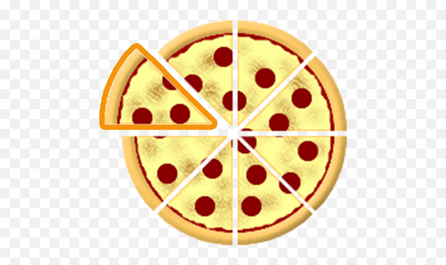 Pizza Fraction Clipart - Png Download Full Size Clipart Fractions Transparent Emoji,How To Make Pretend Emojis Pizza