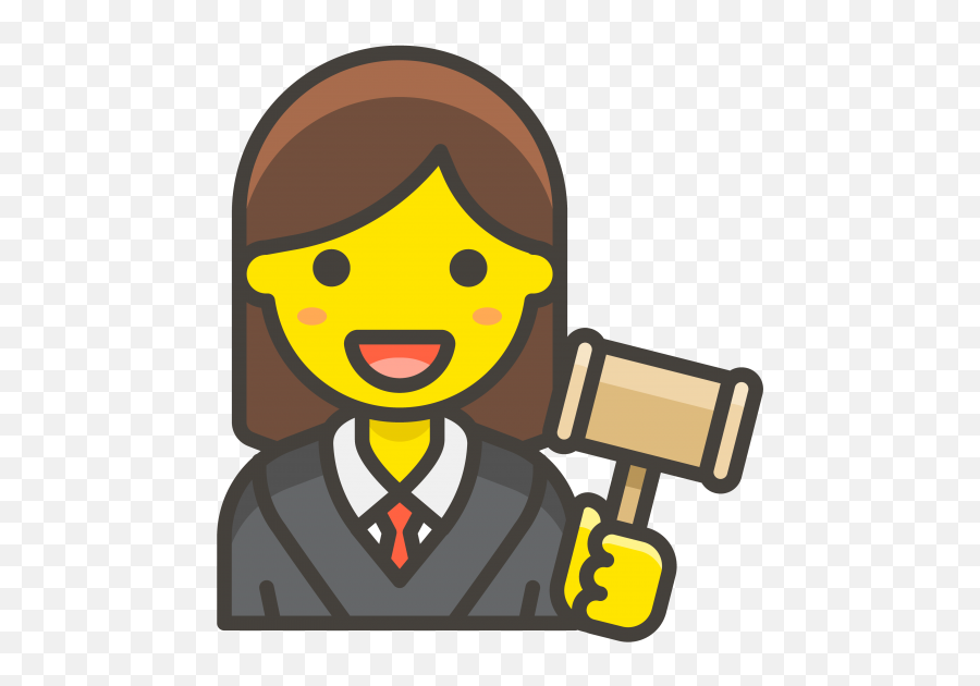 Woman Judge Emoji - Worker Icon Png Free,Pregnant Emoji