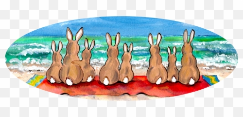 Beach Bunnies U2013 Tuzi Williams - Animal Figure Emoji,Como Poner Emojis En Laptop