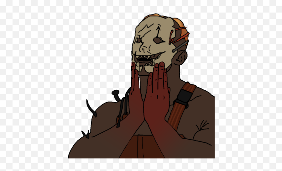 Horror Movies You Can Survive In Real Life - 4chanarchives Dbd Trapper Meme Png Emoji,Blackfamily Emojis With Two Boys