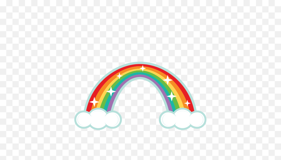 Rainbow Clipart Free - Transparent Background Rainbow Svg Free Emoji,Rainbow Emoji Svg