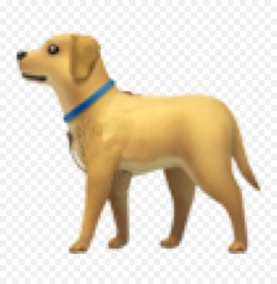 Dog Emoji Lab Sticker - Dog Emoji Apple,How To Make A Dog Emoji