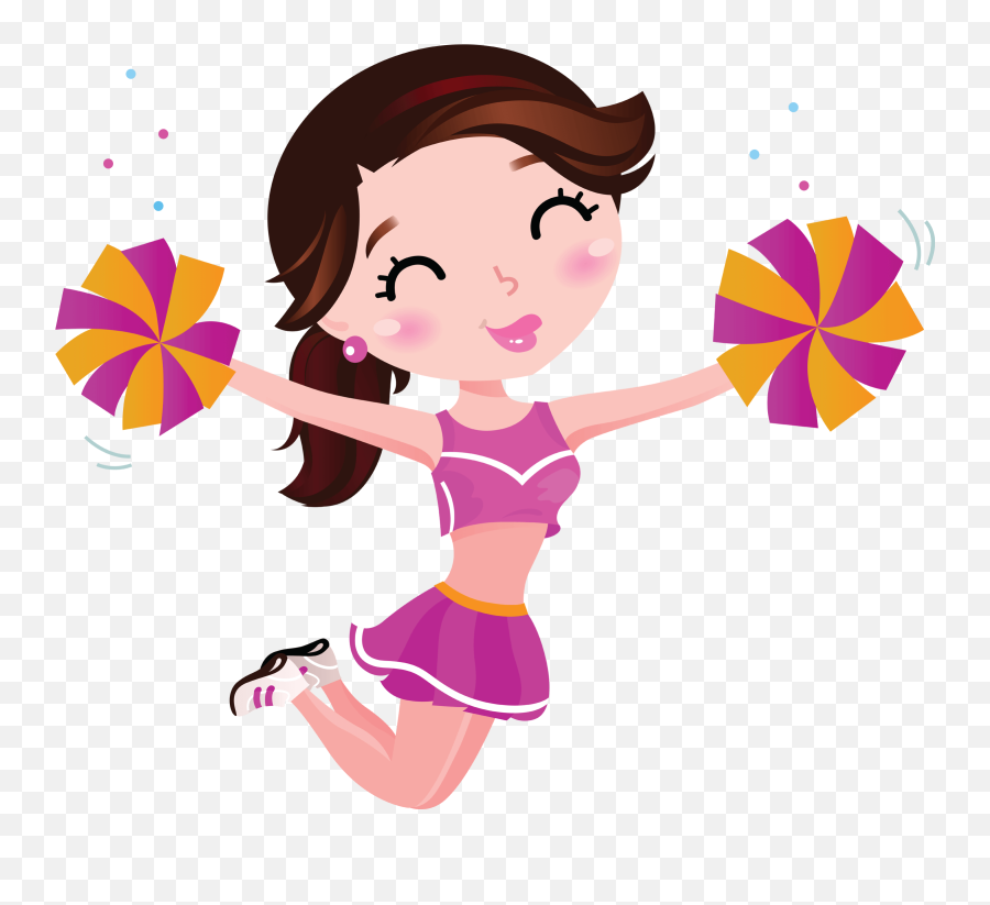 Cheerleader Clipart Emoji Cheerleader - Clipart Cheerleader,Cheer Emoji