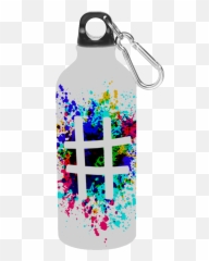 Aluminum Water Bottles Custom Printed - Printed Water Bottle Png Emoji,Bottle Emoji