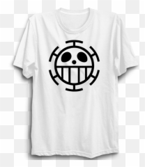 Download Trafalgar Law Half Sleeve White - One Piece Logo Emoji,Half Emoticon