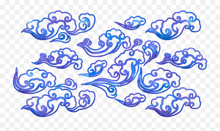 Free Photo Blue China Asian Chinese Clouds Swirl Chinese Emoji,A Swirl Of Emotions
