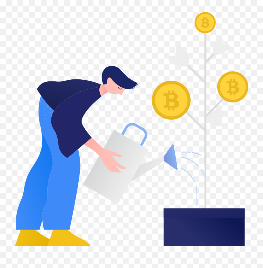 Bitcoin Growth Illustration In Png Svg Emoji,Bitcoin Emoji
