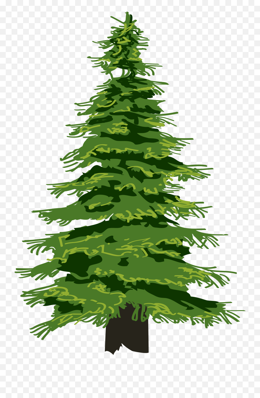 Pine Tree Evergreen Clip Art - Vector Ever Green Tree Emoji,Pine Tree Emoji