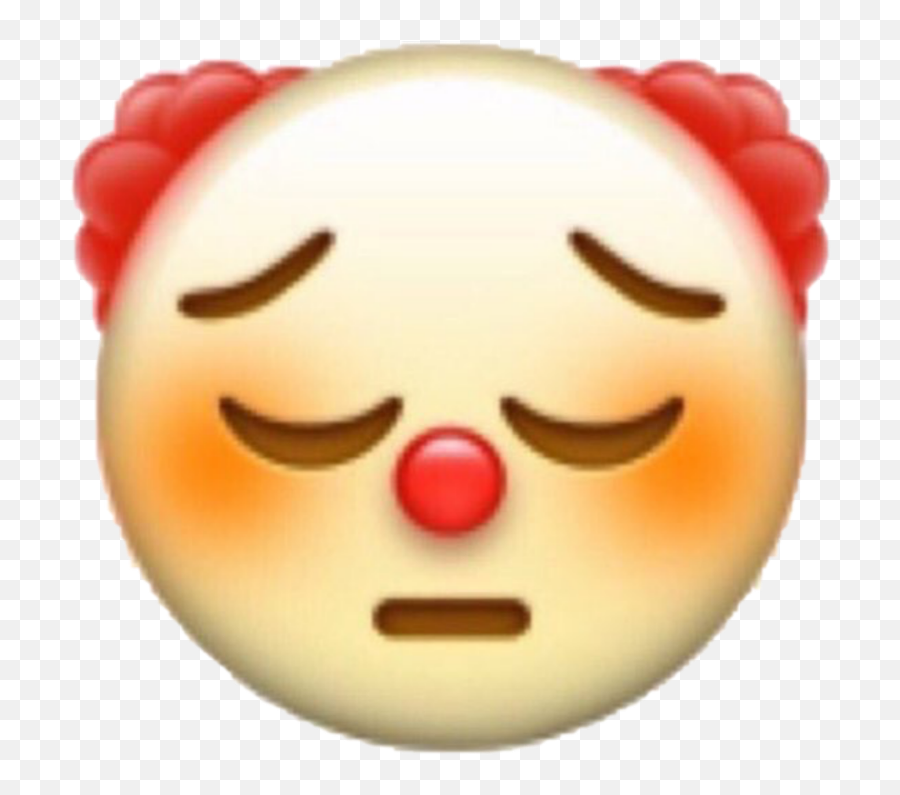 Clown Png Images Clown Emoji - Sad Clown Face Emoji,Emoji Transparent