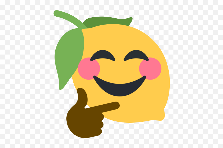 Pleroma Morepablo - Happy Emoji,Hand Chin Emoji